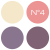 Eye Shadows Metallic Glow No. 4 Purple